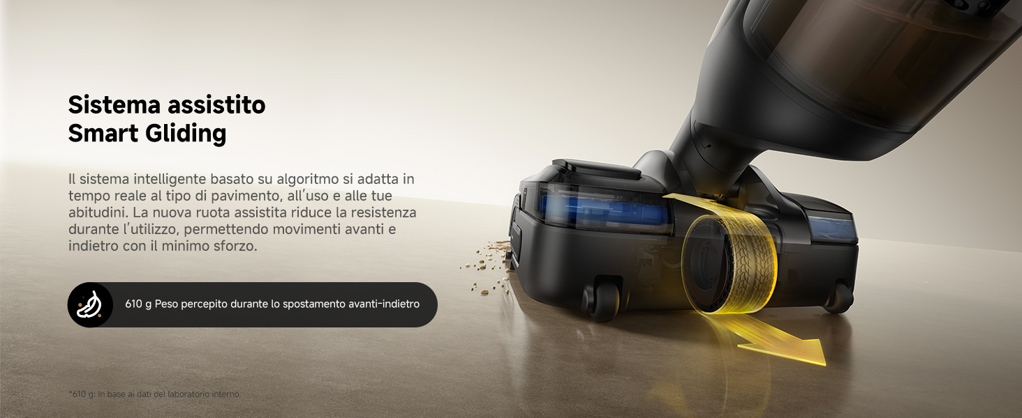 Gliding Power Assist Wheels
