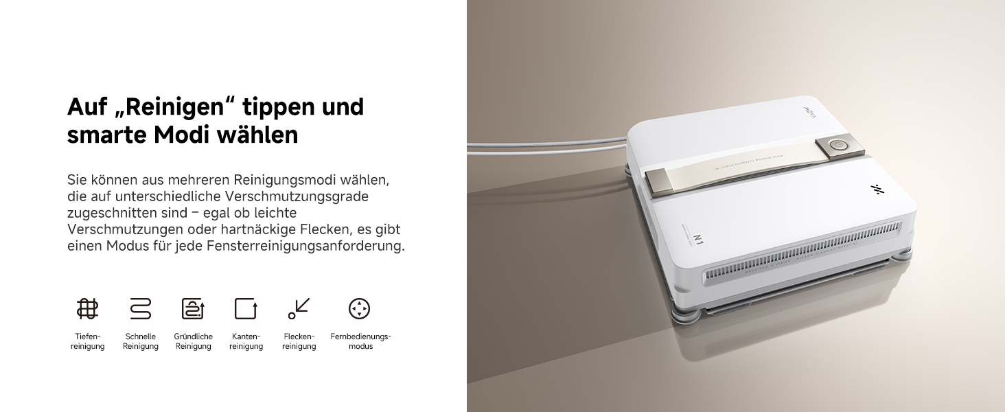Tap Clean & Smart Modes