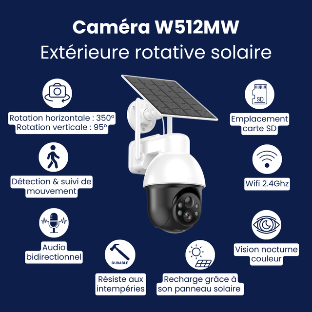 Caméra extérieure W512MW