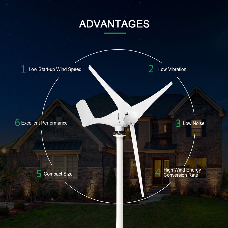 Regolatore Solare E Eolico Generatore Eolico 12V 400W Con Regolatore Di Carica Kit Mini Generatore Eolico A 3 Pale Tipo S Mulino A Vento A Energia Trasparente Per Barche Autostradali Domestiche, 3 Pal -Vendite VIDAXL || LEDVANCE || STEINEL