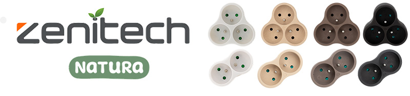 Prise éco-conçue Natura de Zenitech