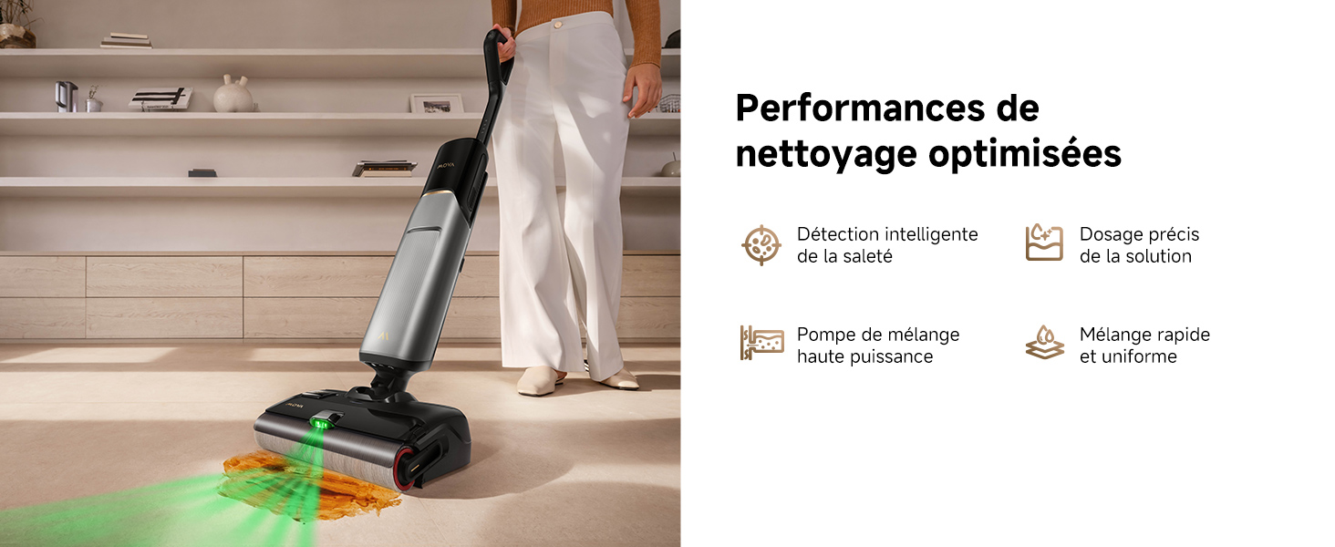 Contrôle intelligent du débit d’eau