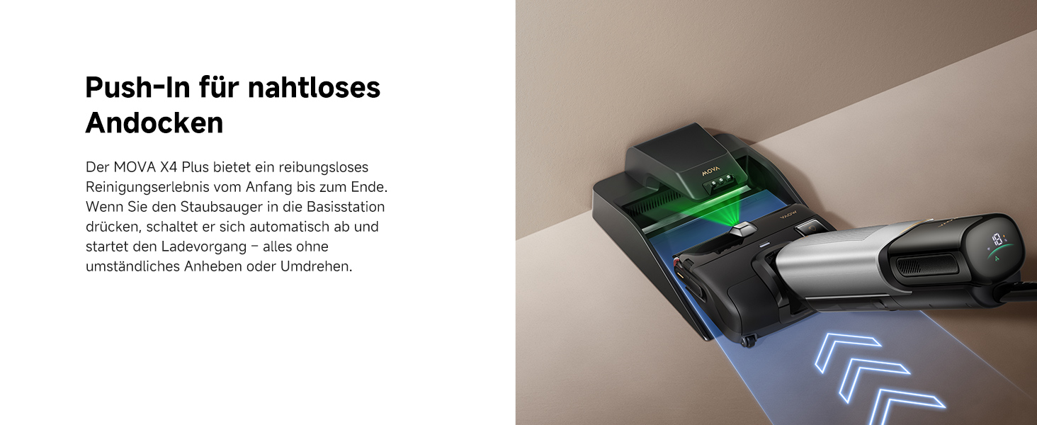 Andocken mit einem Klick