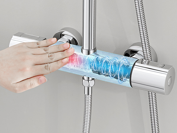 Valve thermostatique anti-brulure