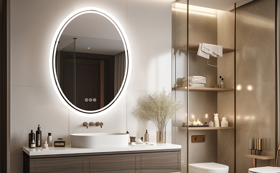 Miroir Salle de Bain LED Mural