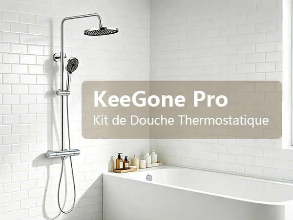 KeeGone Pro - Kit de douche thermostatique