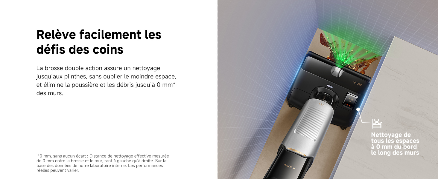 Nettoyage des bords précis