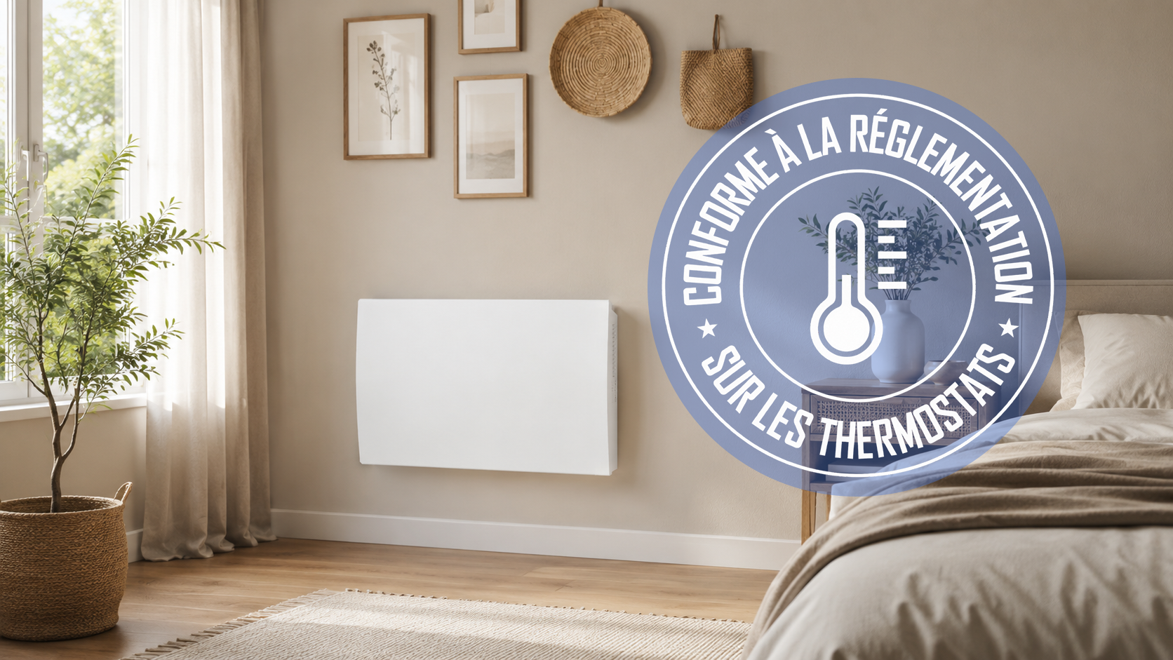 Réglementation thermostats programmables 2030 et radiateur CERAMIA CONNECT Voltman
