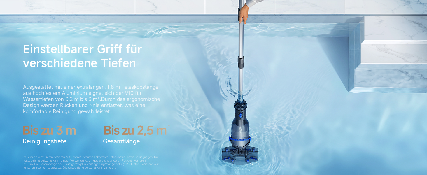 Telescopic Handle for Easy Reach