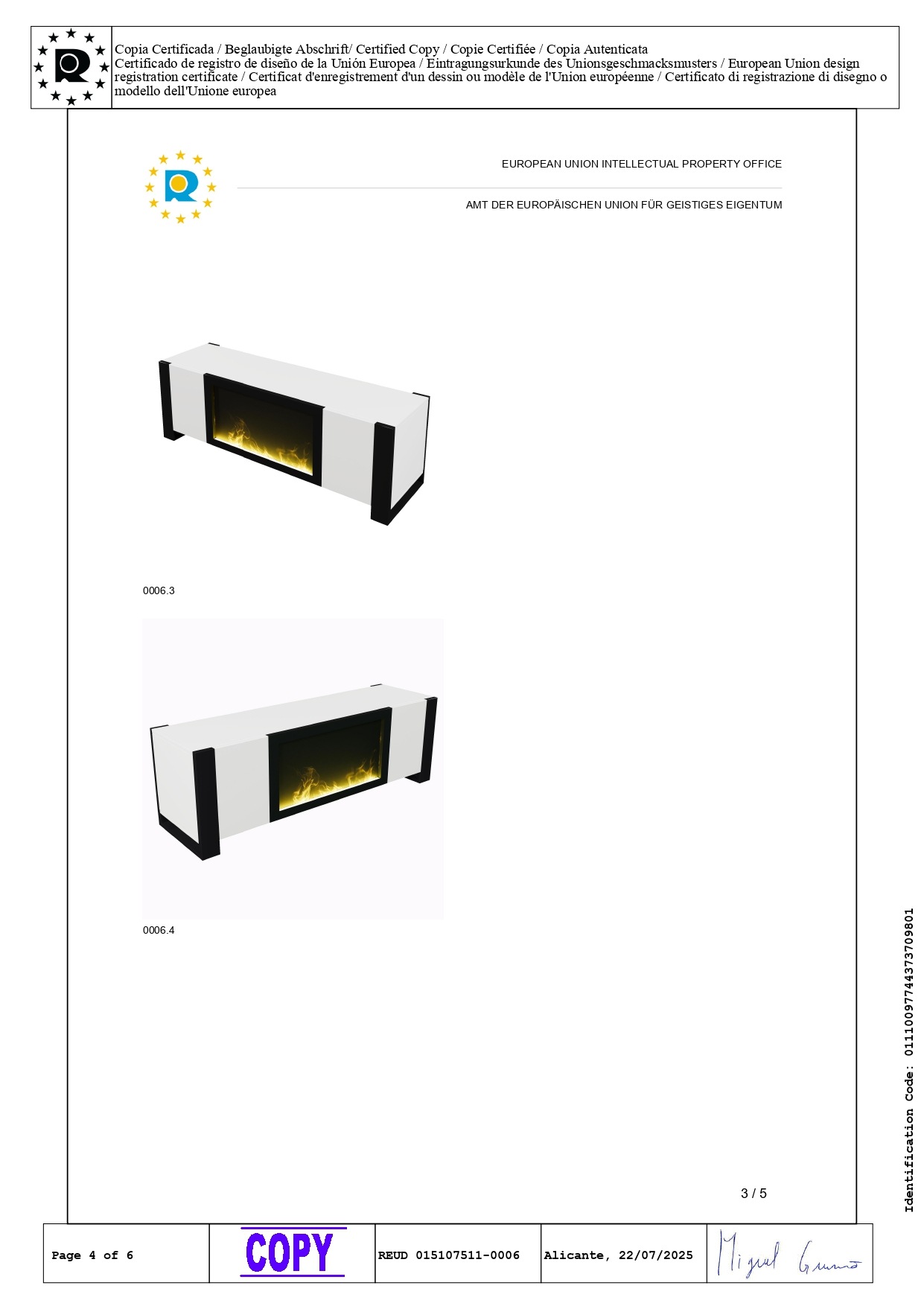Meuble TV Blanc, 2 Portes, Rangement, Design Moderne, Structure Robuste, Entretien Facile - Panneaux de Particules - 165x32x55cm 6