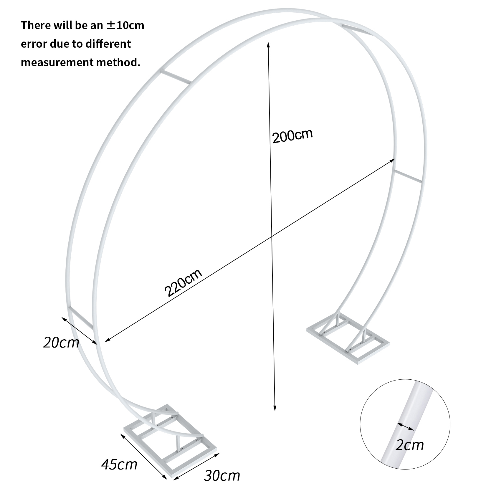 Arche Ronde Mariage Champetre en Fer Fond de R ception D cor 2 2M