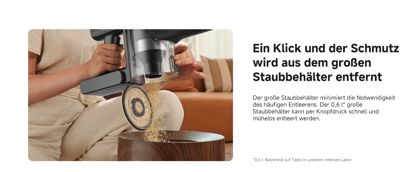 Ein-Klick-Entleerung