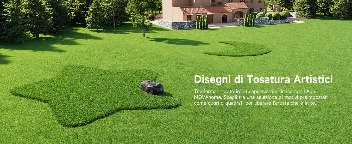 Artistic Mowing Patterns