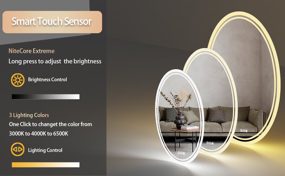 Miroir Salle de Bain LED