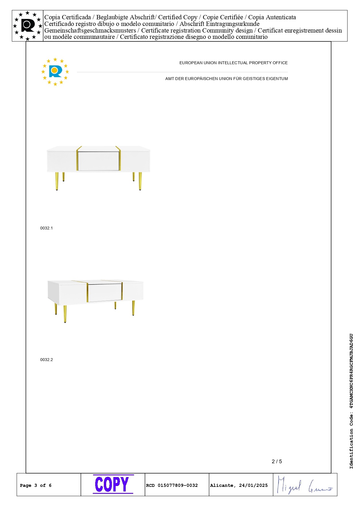 Table Basse Blanc, 2 Tiroirs, Rangement, Design Moderne, Structure Robuste, Finition Haut de Gamme - MDF - 100x60x41.5cm - Salon 2