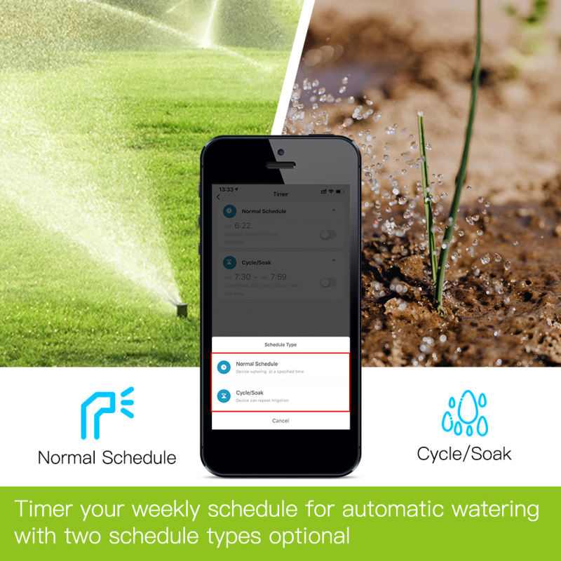 Rainfactory Timer Per Irrigazione Digitale A 2 Uscite – Programmabile, Ritardo Pioggia, Display LCD, IP55, Connettori In Ottone - 6