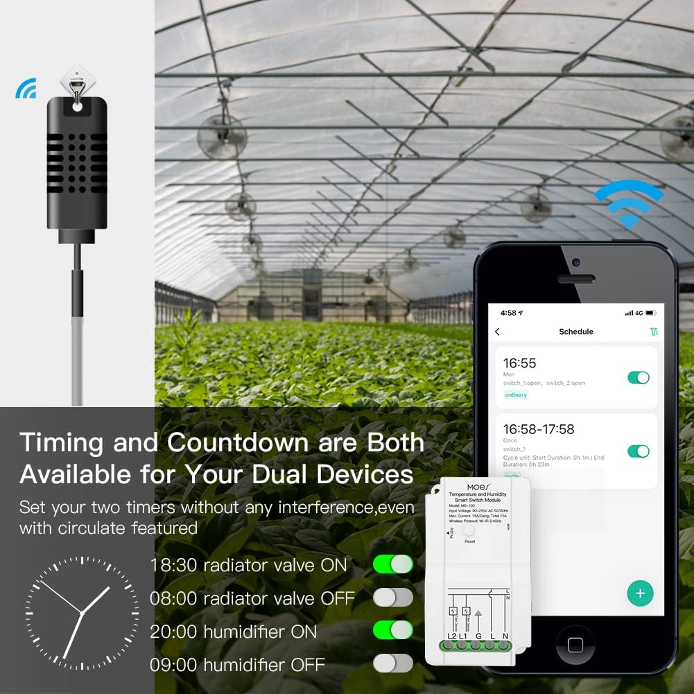 Relé Sonoff Th16 + Sensor Temperatura E Umidade Si7021 | Parcelamento