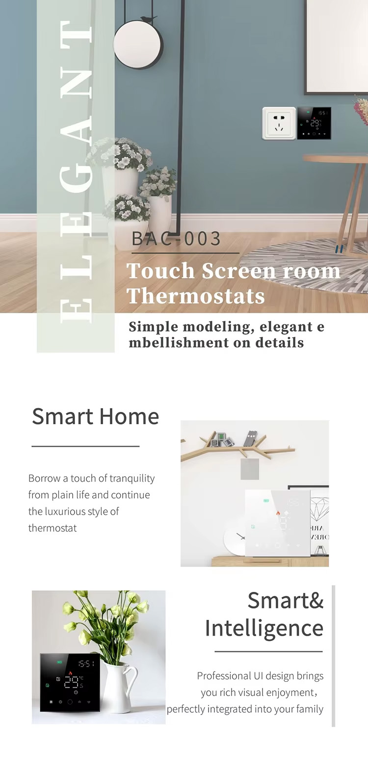 ME81H Smart WIFI LCD Termostato Acqua Pavimento - Foto 9