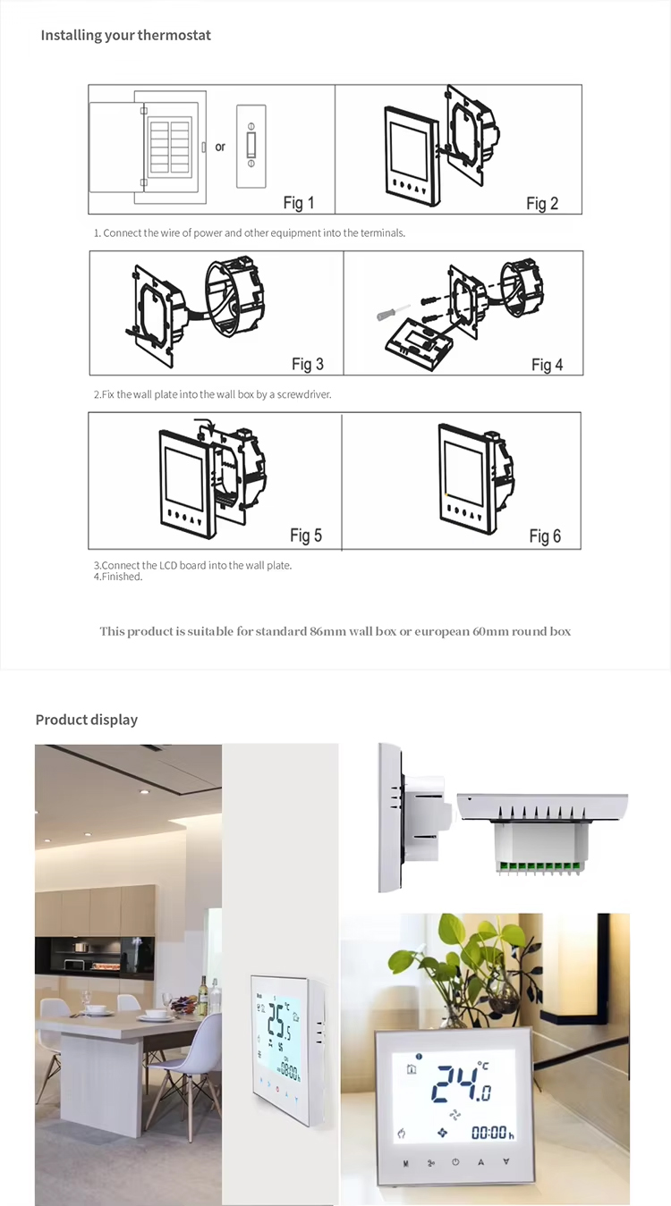 Termostato Modbus Beca BAC-1000ALNE Fan Coil con Sonda installazione.jpg