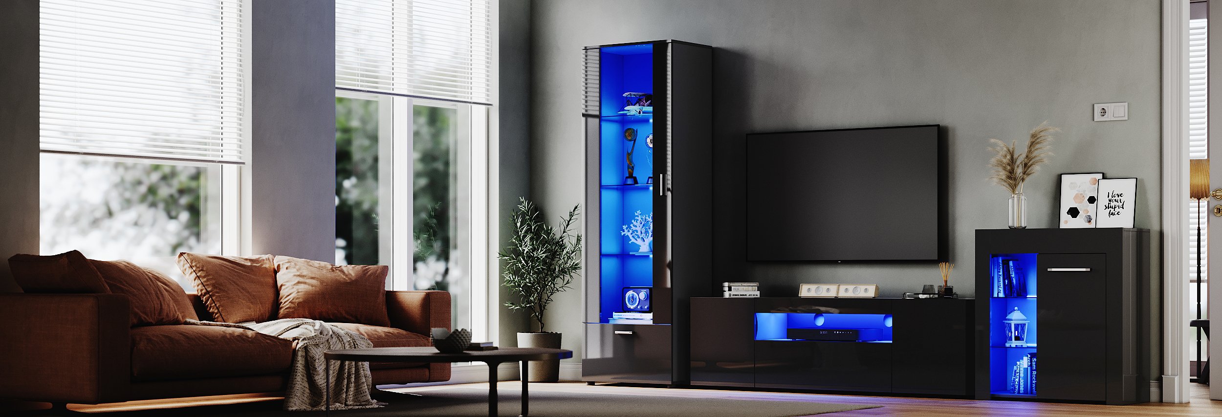 ELEGANT Display Cabinet Black 600 X 350 X 1650 Mm High Gloss Sideboard With Double 5mm Safety Tempered Glass Shelves, LED Light Storage Cabinet -Living Room Furniture Store AAHKMJXYDAFdJAOAIMEbOAchQ6yL3 M6a4hHESHv29gnVgYglHOyVwEMS5ui9Vu4fEIbXA4bOpDPYwcvz1EdsShY7wgpg5ZLArewM4Y7glb35kTa JKWtVyFlmkKza6Kec5uZOLhnBmDbulS9 lKl ZVAE21WAezfwWF S4I2ElEWA==