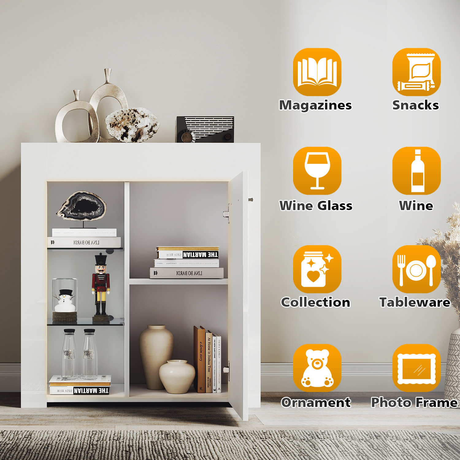 ELEGANT Modern LED Small Display Cabinet In White High Gloss 830 X 750 X 35 Mm Cupboard With 5mm Tempered Safety Glass Shelves Sideboard Unit For Living Room -Living Room Furniture Store AAHKMJXYDAFdJAOAIMEbOAchQ6yL3 M6a4hHESHv29gnVgYglHOyVwEMS5ui9Vu4fEIbXA4bOpDPYwcvz1EdsShY7wgpg5ZLArewM4Y7glb35kTa JKWtVyFlmkKza6Kec6sHl2FdaHDYevKK7LHieLTRi7KVLG4b2s0t5NO0urn3w==