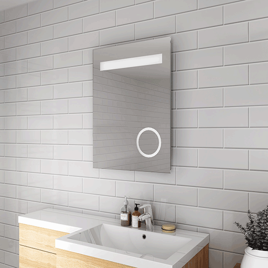 ELEGANT 500 X 700 mm Rectangle Mirror Backlit LED Illuminated Bathroom