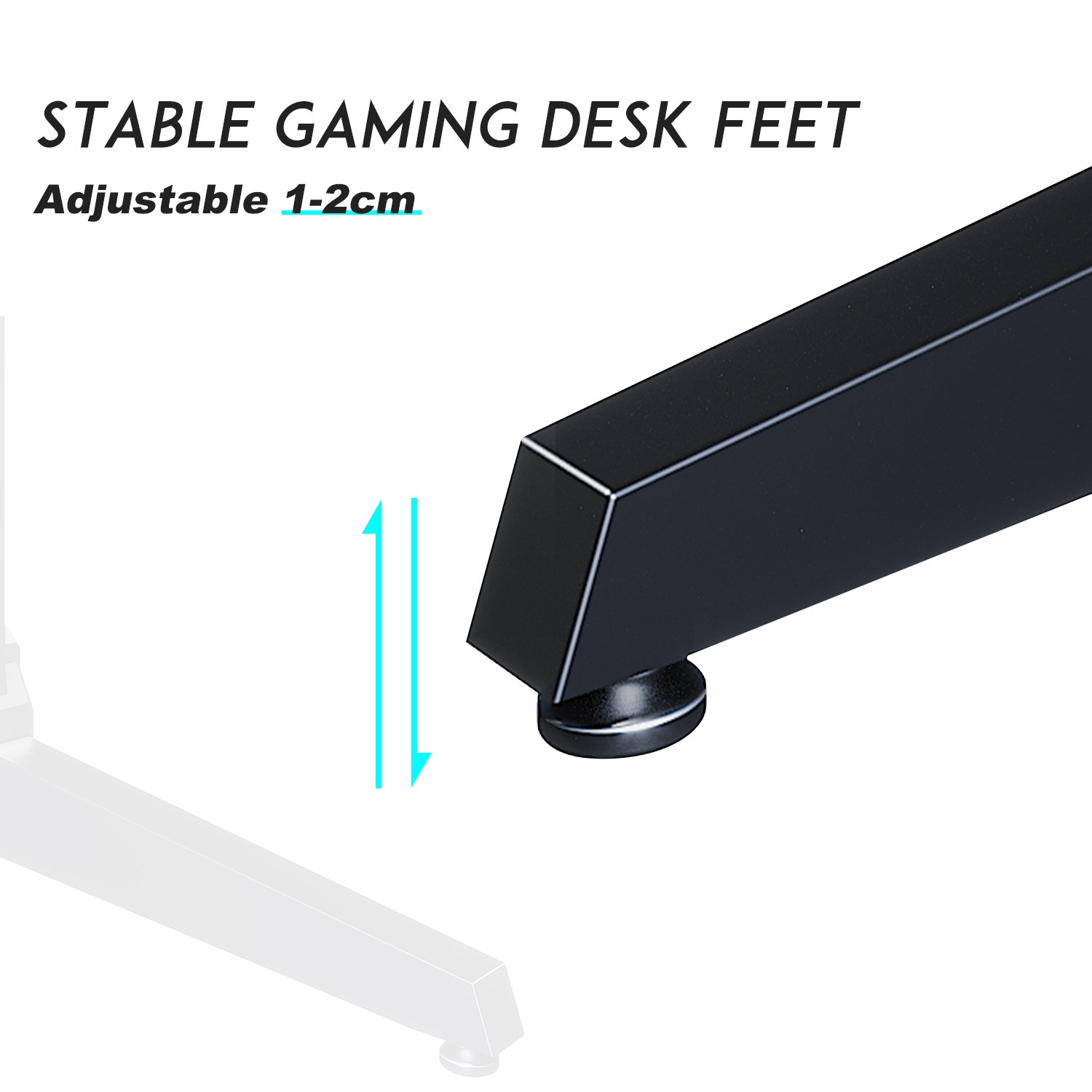 ELEGANT Black PC Gaming Computer Desk With Full Mouse Pad 1400x600mm Home Office PC Desk With LED Lights Headphone Hooks And Cup Holder -Office Furniture Store AAHKMJXYDAFdJAOAIMEbOAchQ6yL3 M6a4hHESHv29gnVgYglHOyVwEMS5ui9Vu4fEJg