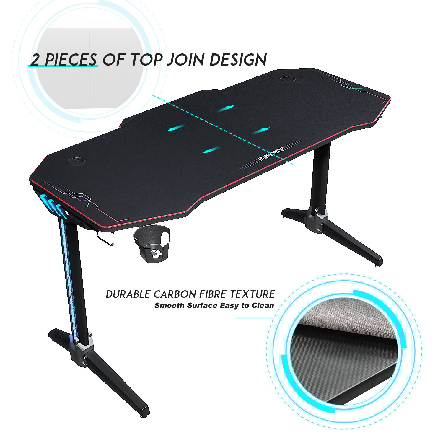 ELEGANT Black PC Gaming Computer Desk With Full Mouse Pad 1400x600mm Home Office PC Desk With LED Lights Headphone Hooks And Cup Holder -Office Furniture Store AAHKMJXYDAFdJAOAIMEbOAchQ6yL3 M6a4hHESHv29gnVgYglHOyVwEMS5ui9Vu4fEJg 6KIRQiLzngUROT1Ipmmn4cU1Fwj24uOJNcvt73Umkv7o8vhfMeDIIDaeXSNMRMfE N dqwMViDvJCjLe2uH