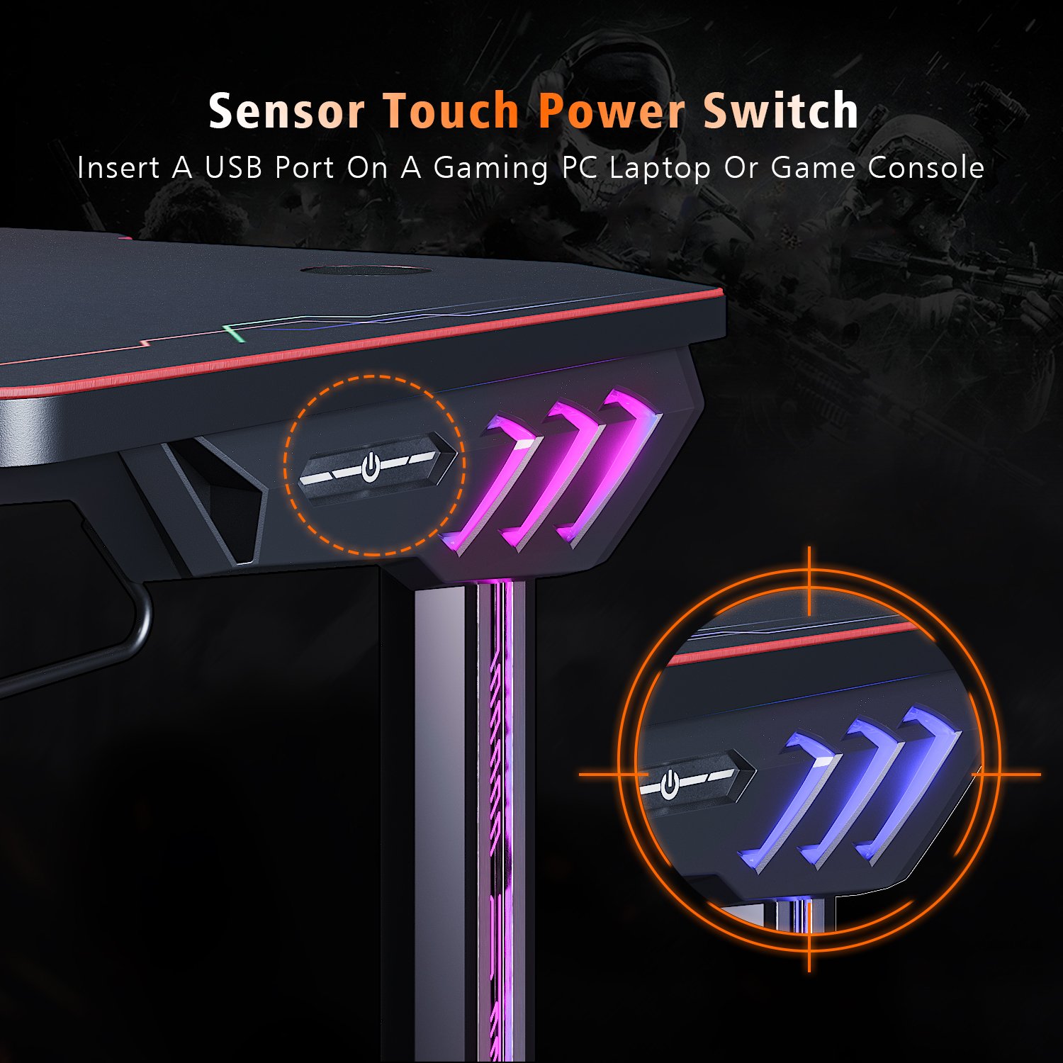 ELEGANT Large Black Gaming Computer Desk With Free Full Mousepad And LED Lights 1400x600mm PC Desk With Adjustable Legs Home Office With Headphone Hooks And Cup Holder Great Gift For Your Son -Office Furniture Store AAHKMJXYDAFdJAOAIMEbOAchQ6yL3 M6a4hHESHv29gnVgYglHOyVwEMS5ui9Vu4fEJg 6KIRQiLzngUROT1Ipmmn4cU1Fwj24uOJNcvt73UmpOBa2zeAYRnKHzSI3EW4cFKedYG