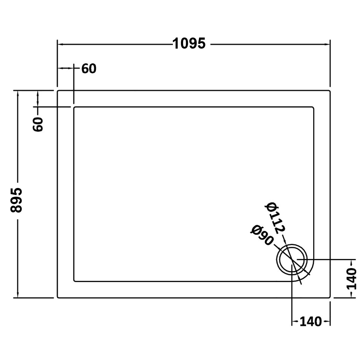Shower Tray Dimensions