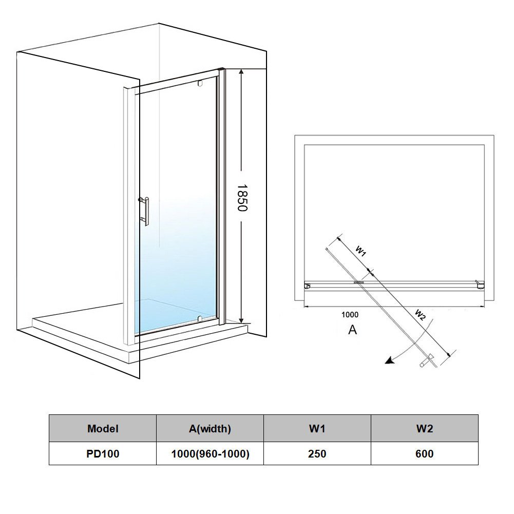 ELEGANT 1000mm Pivot Hinge Shower Door 6mm Safety Glass Shower Enclosure Cubicle -Home Sale Shop AAHKMJXYDAFdJAOAIMEbOAchQ6yL3 M6a4hHESHv29gnVgYglHOyVwEMS5ui9Vu4fELZWUmjPEC55WyAHlrWYz9Y1yz5DhsigJ7gVVZUBpTwtg==
