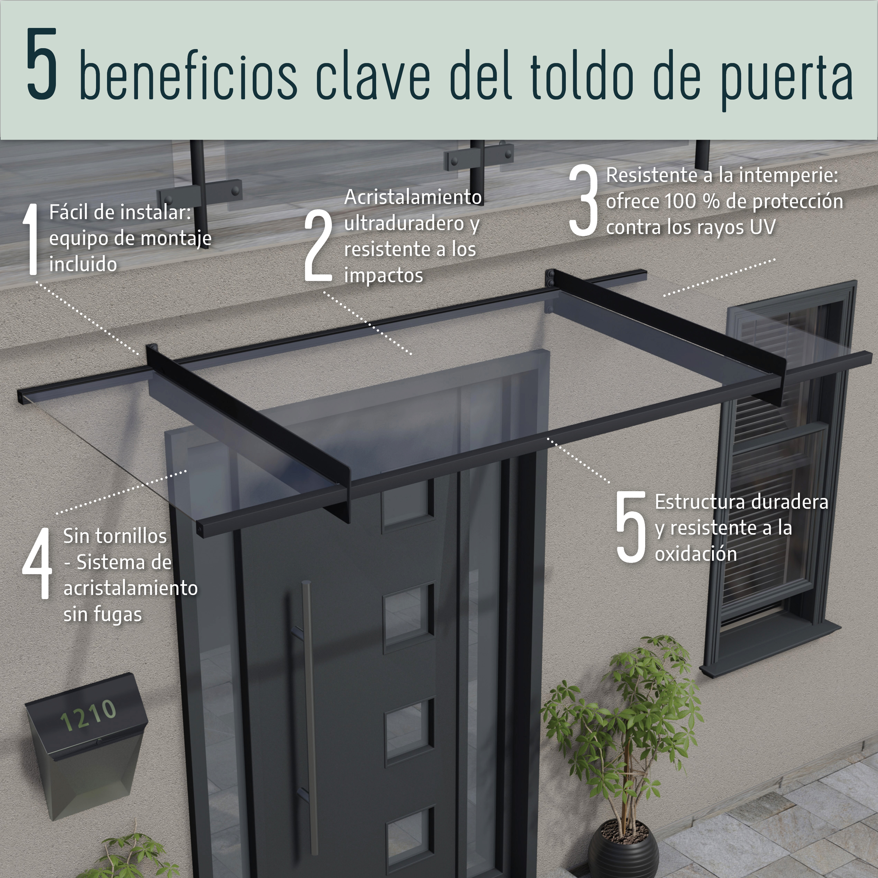 Ventajas de la marquesina para puerta