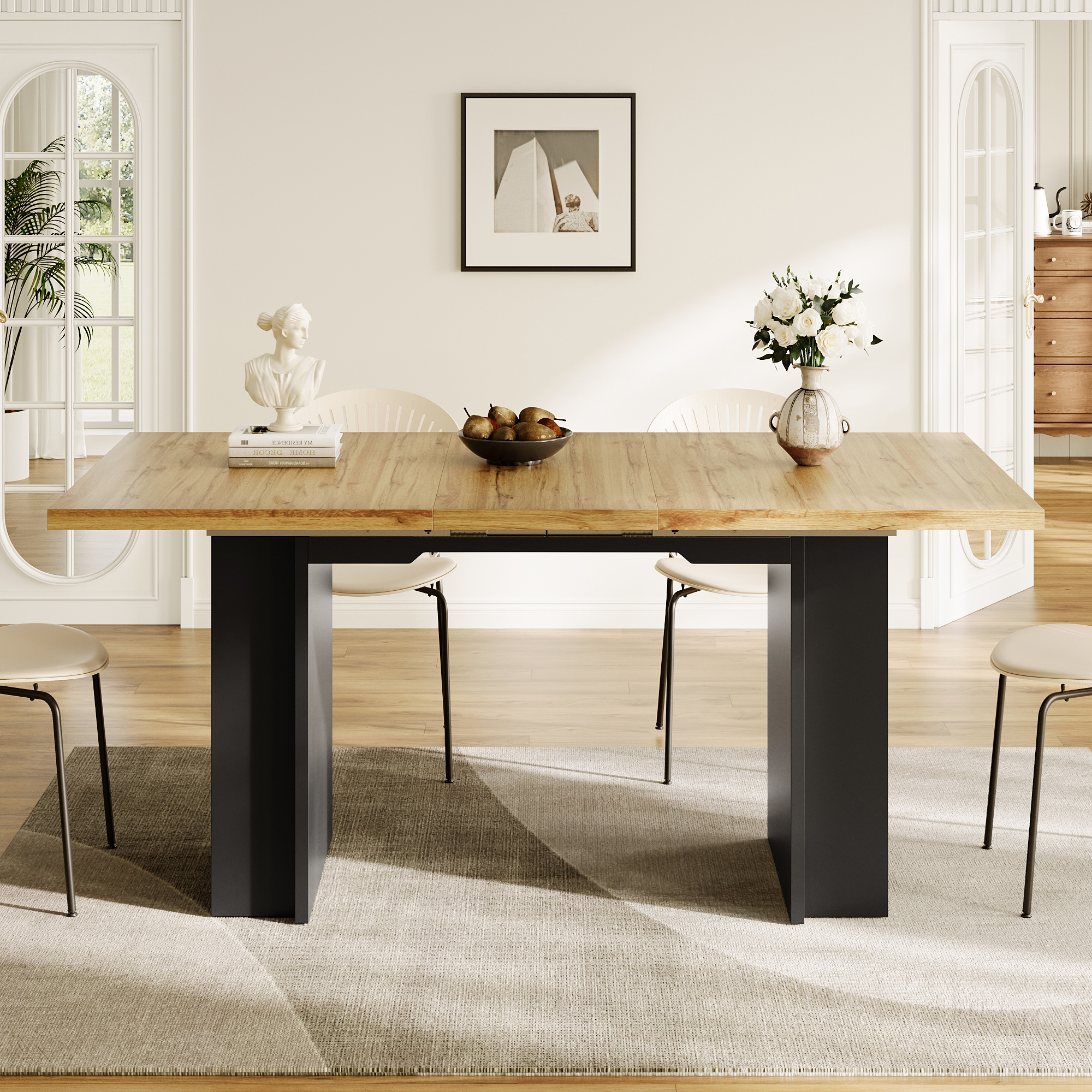 Table extensible LINHOO bois