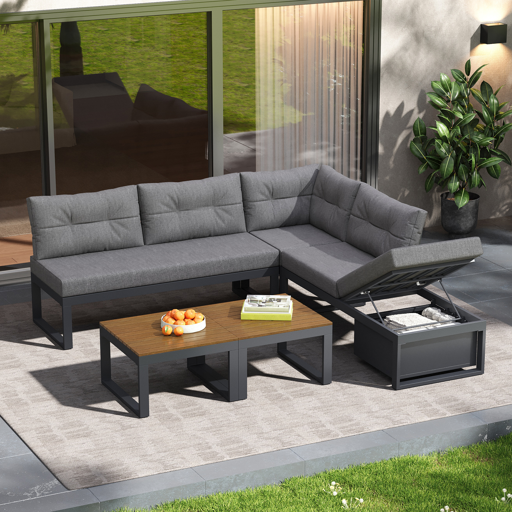 Salon de jardin modulable