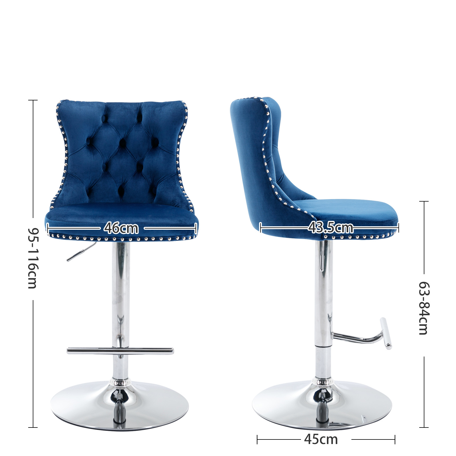 Tabouret vue pivotante