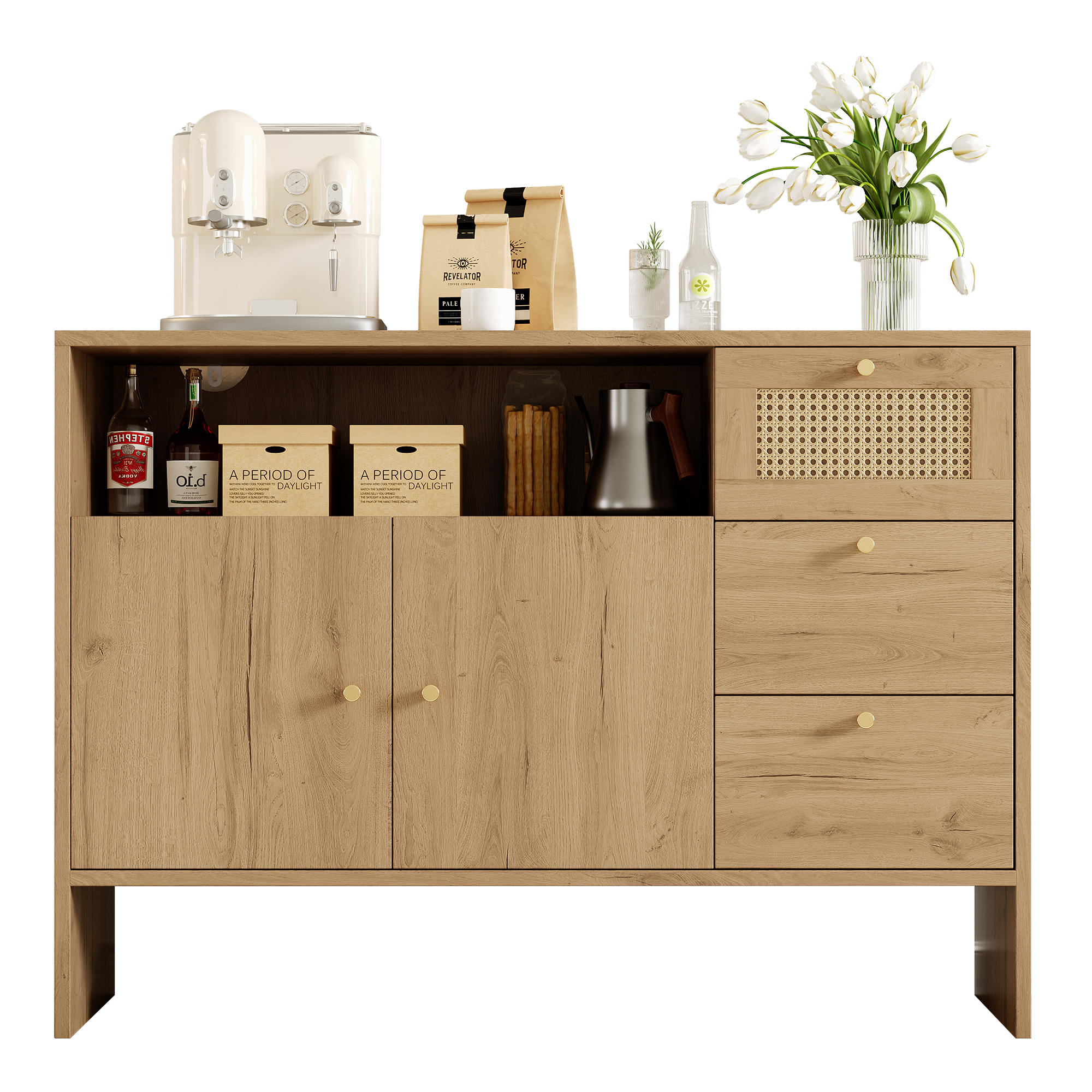 Sideboard Rattan LINHOO