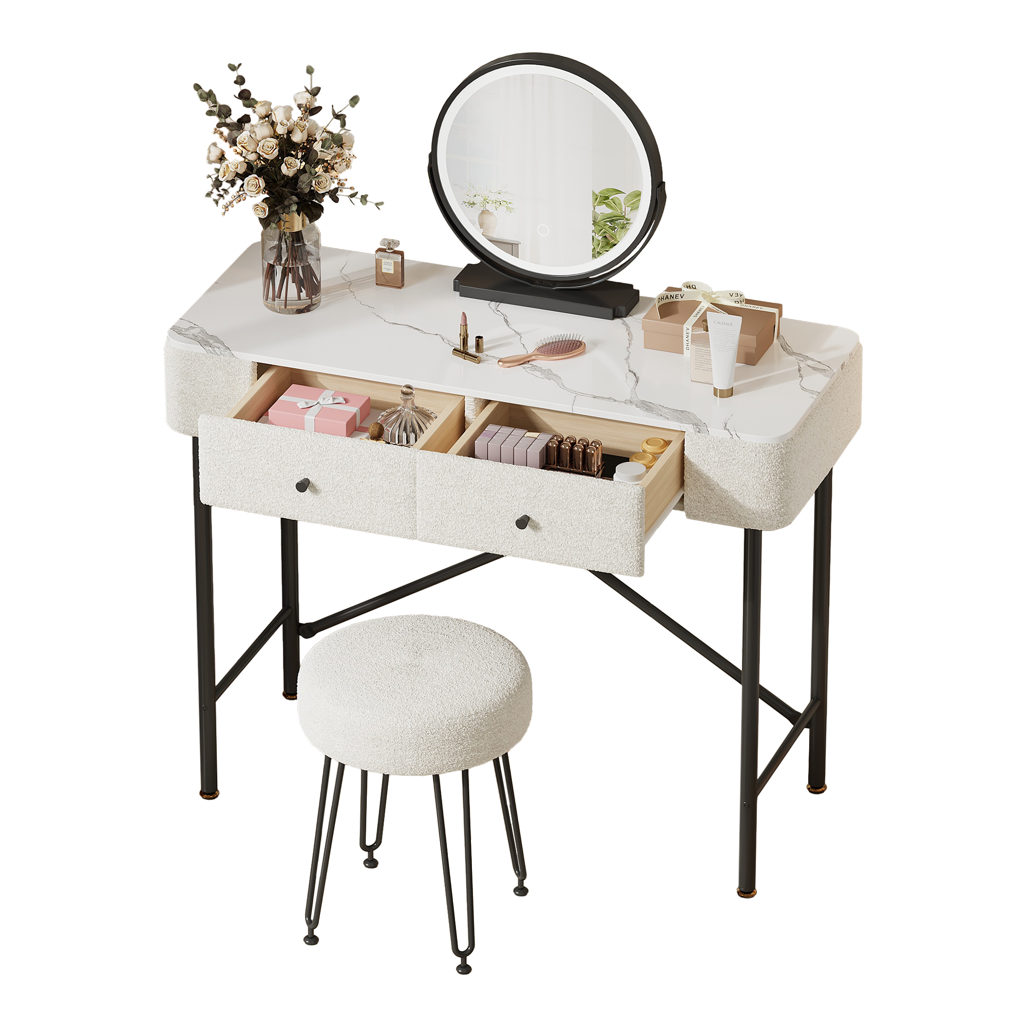 Détail miroir LED