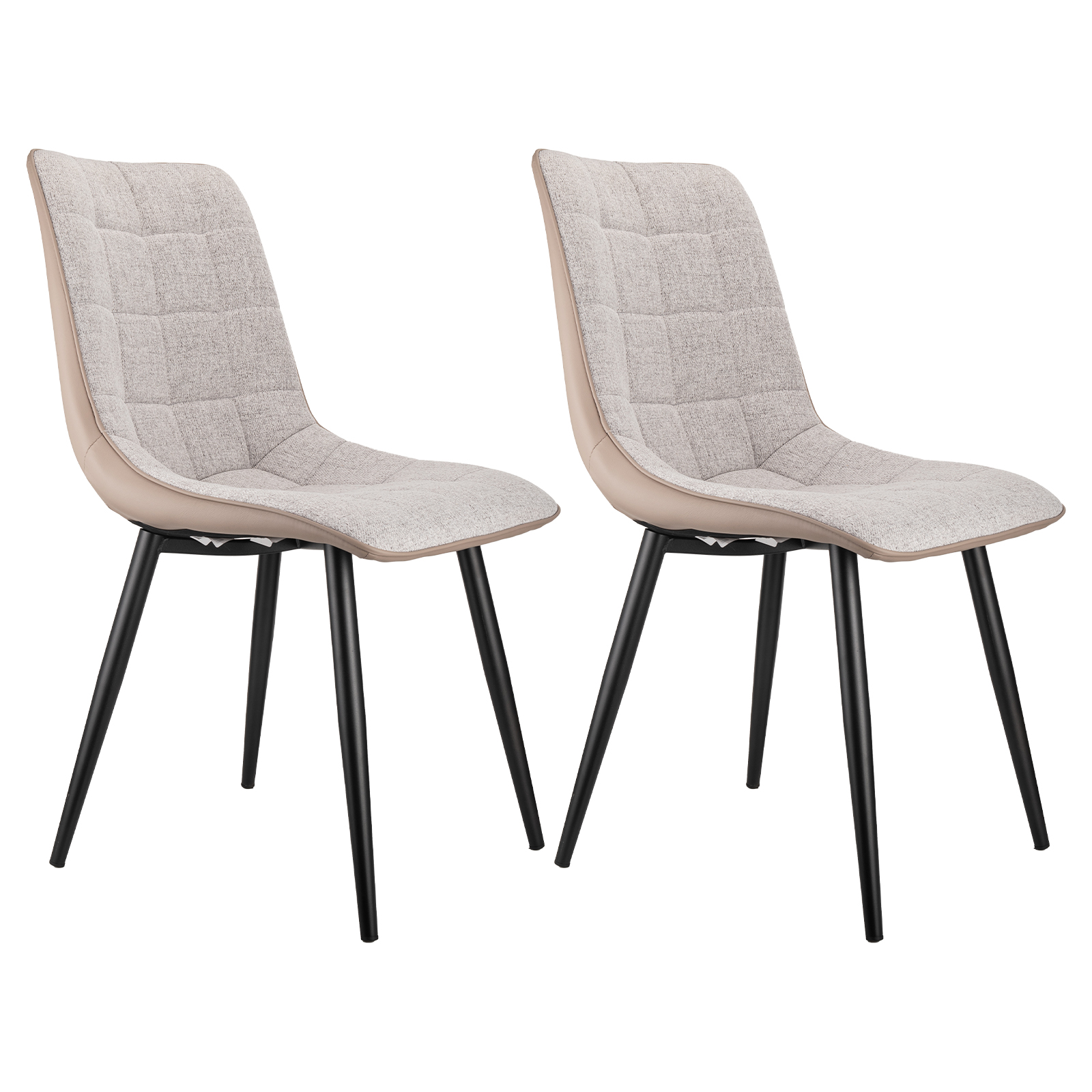 Chaises utilisées en salle à manger ou cuisine moderne
