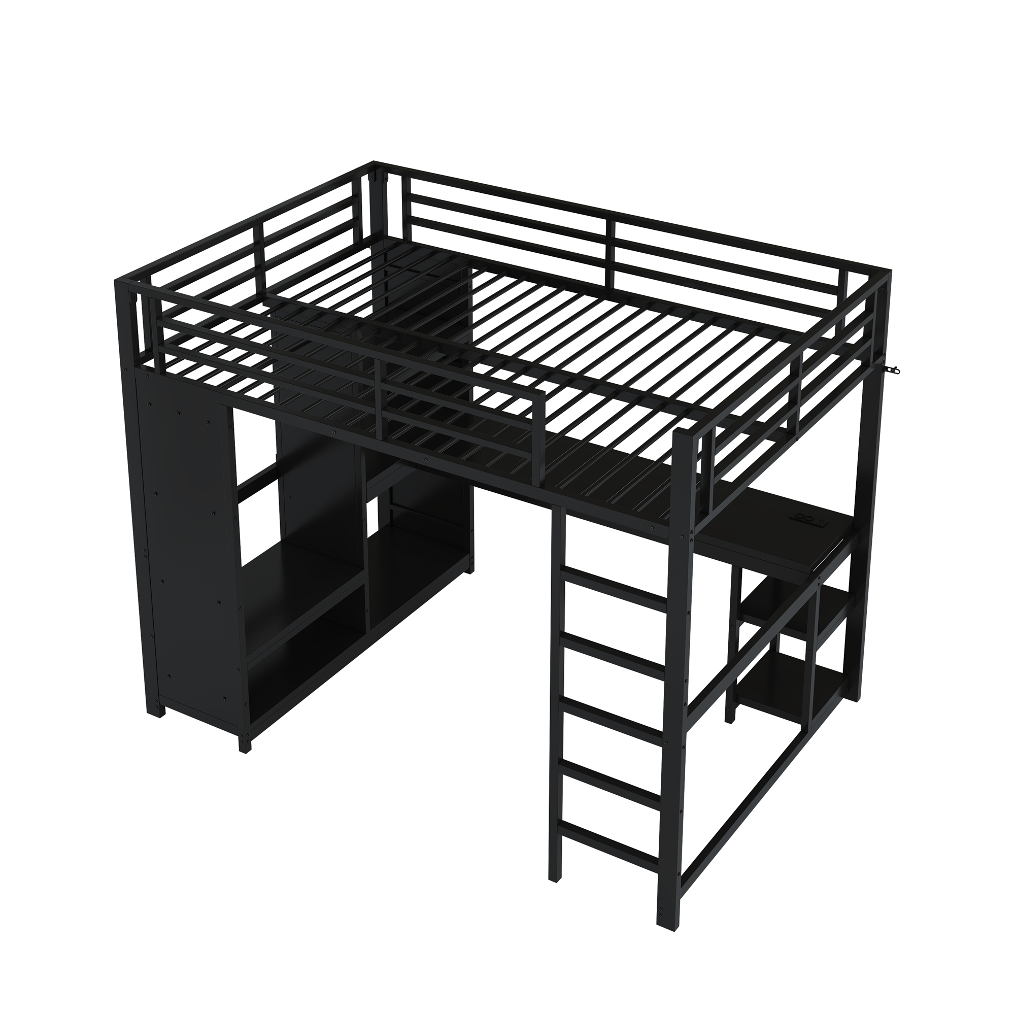 Lit mezzanine LINHOO sécurité et échelle