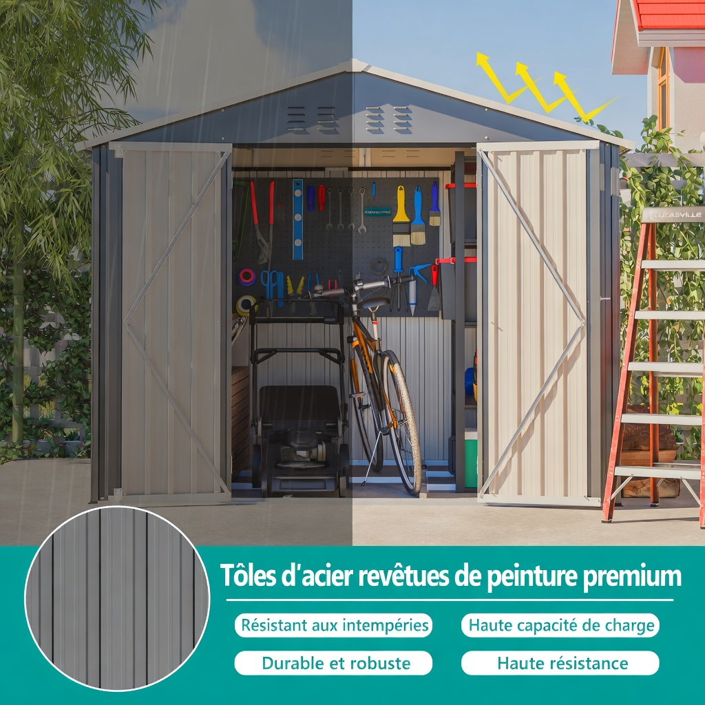 Détail ventilation et structure