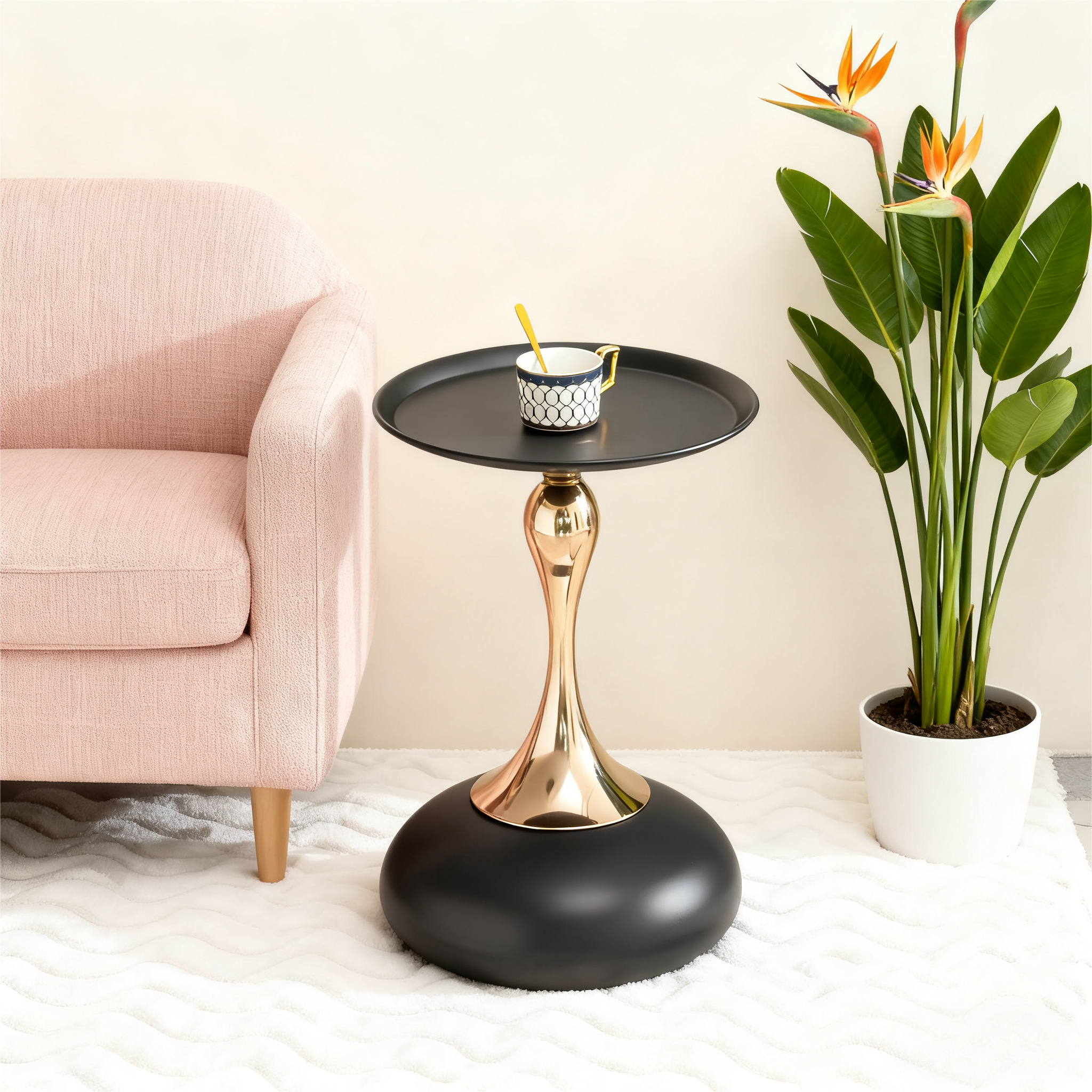 Table d'appoint ronde