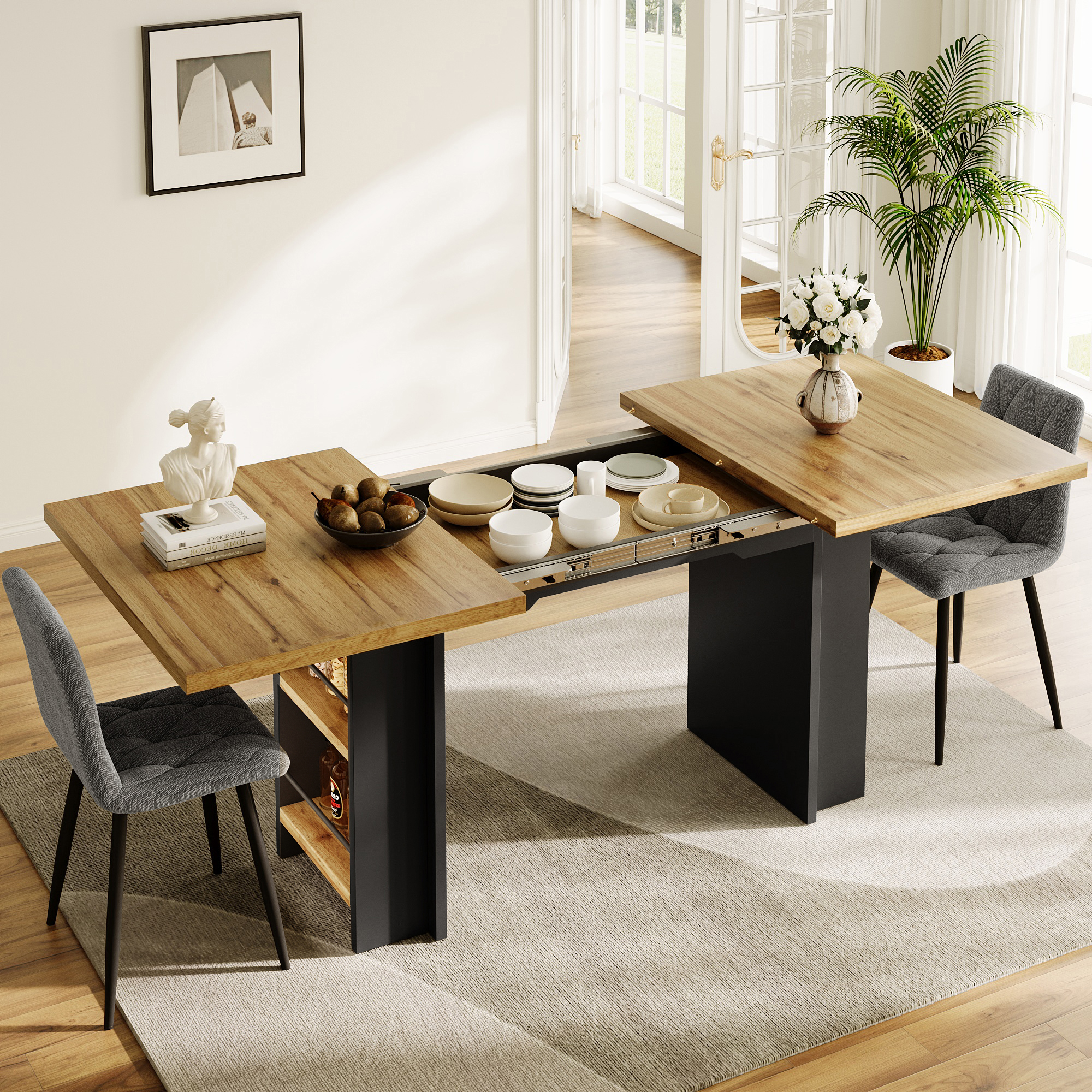 Table LINHOO en position étendue