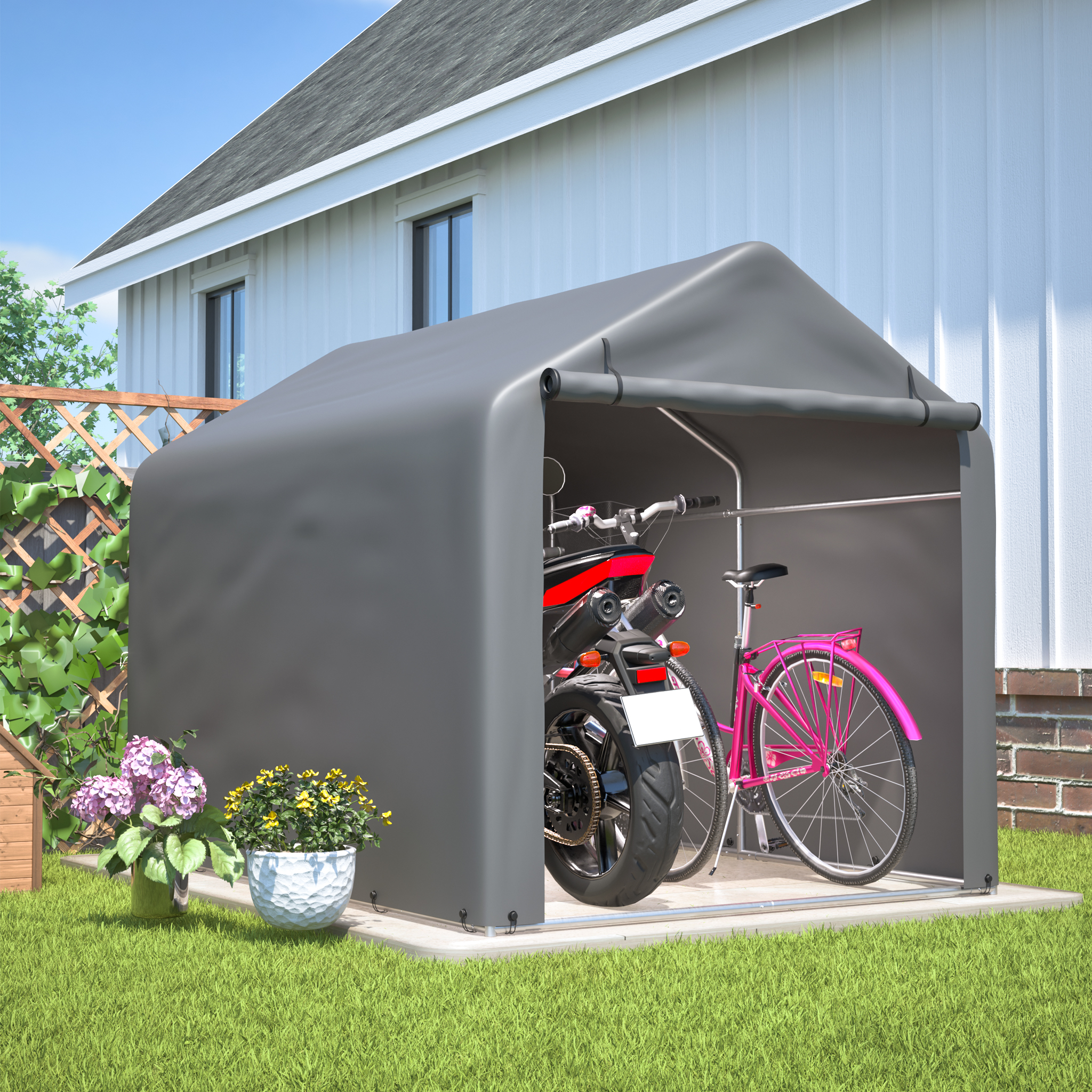 Détail porte enroulable