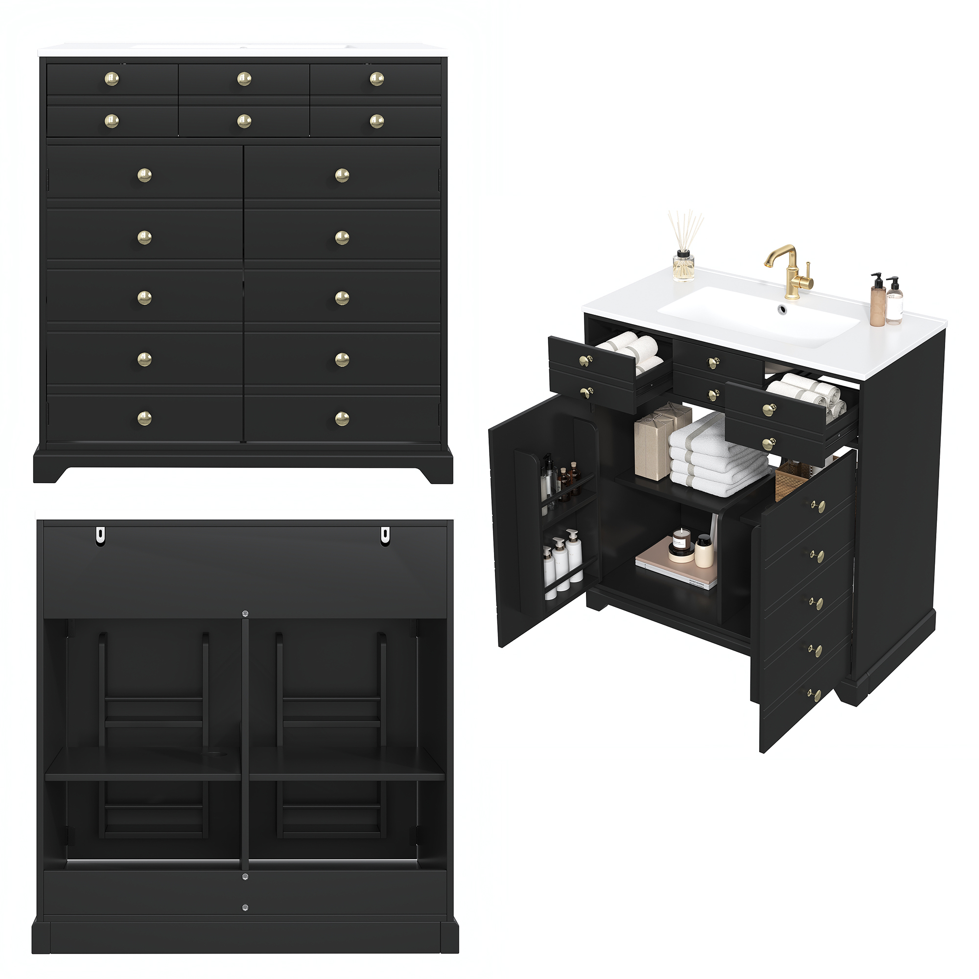 Meuble de salle de bain avec vasque