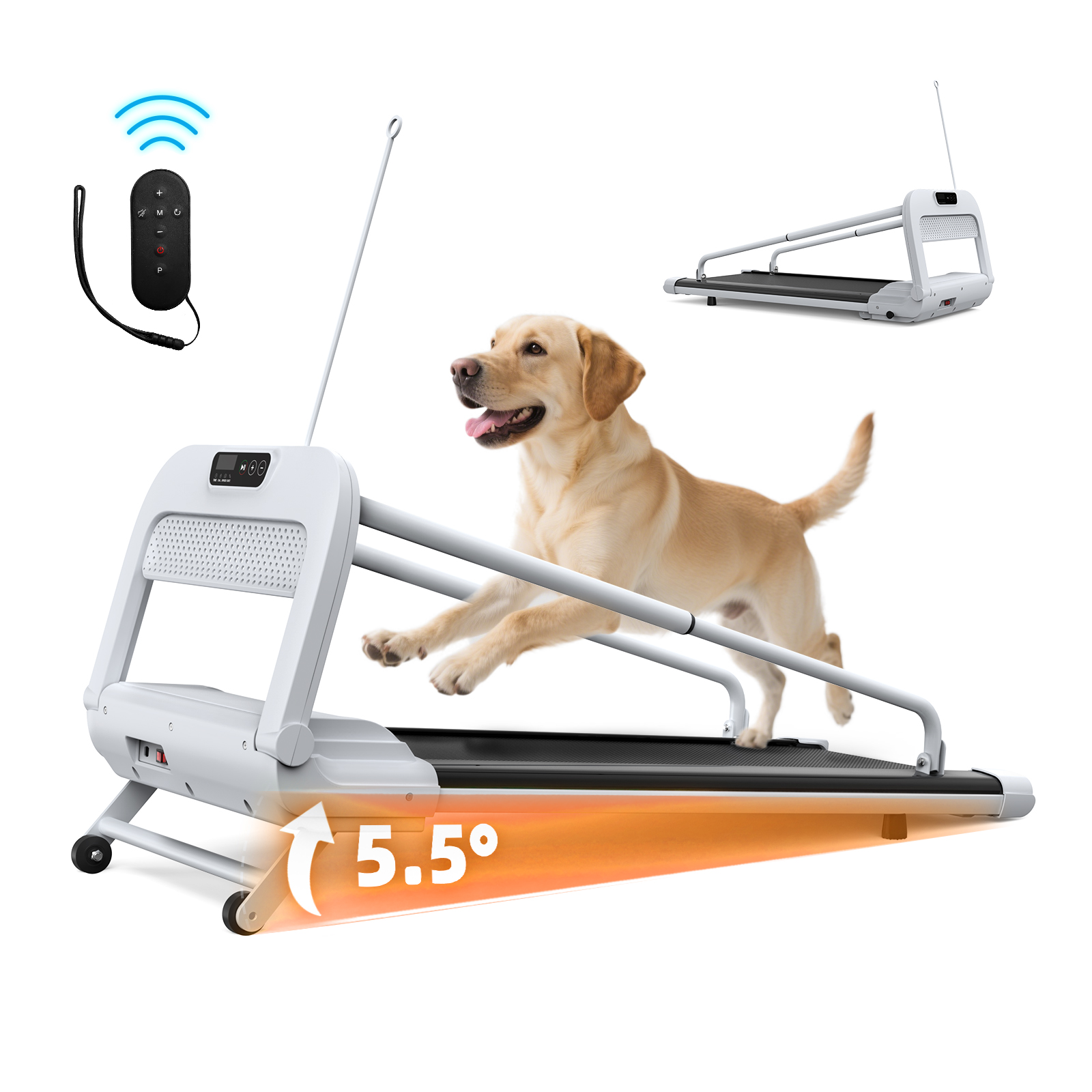 Tapis course chien 2026 vue complète silencieux plié