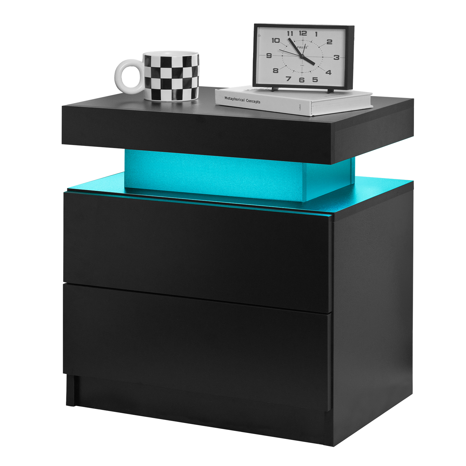 Chevet multifonction placé en chevet ou table d’appoint salon