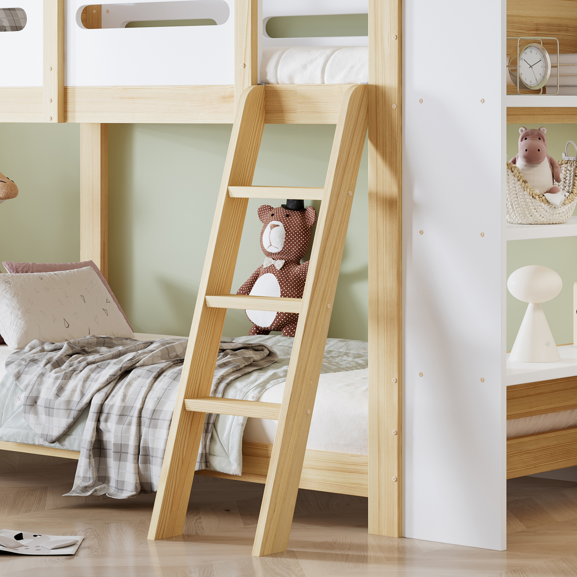 Étagères 3 niveaux lit superposé enfant