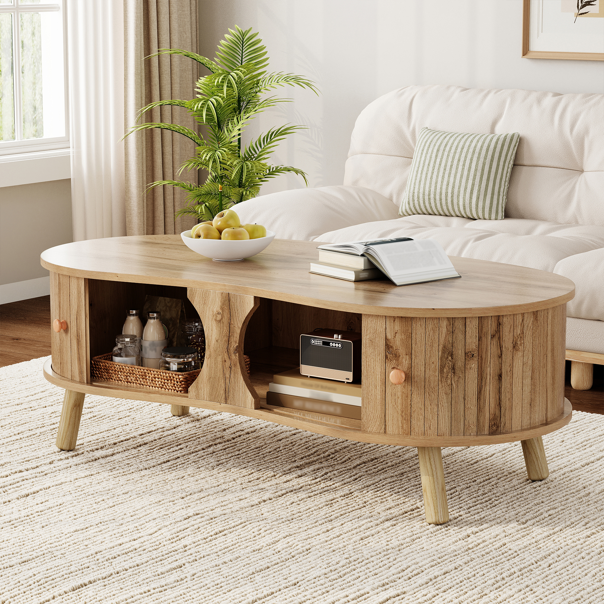 Table basse design organique