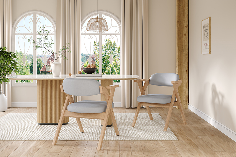 Chaise pliable en bois massif