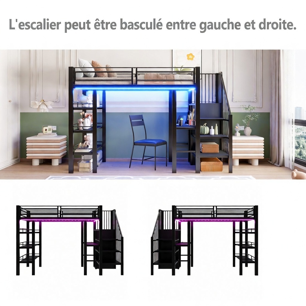Éclairage LED et prise électrique